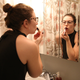 Illustration for article titled Single Woman Getting All Dolled Up To Watch Room Full Of People Make Out This New Year’s Eve
